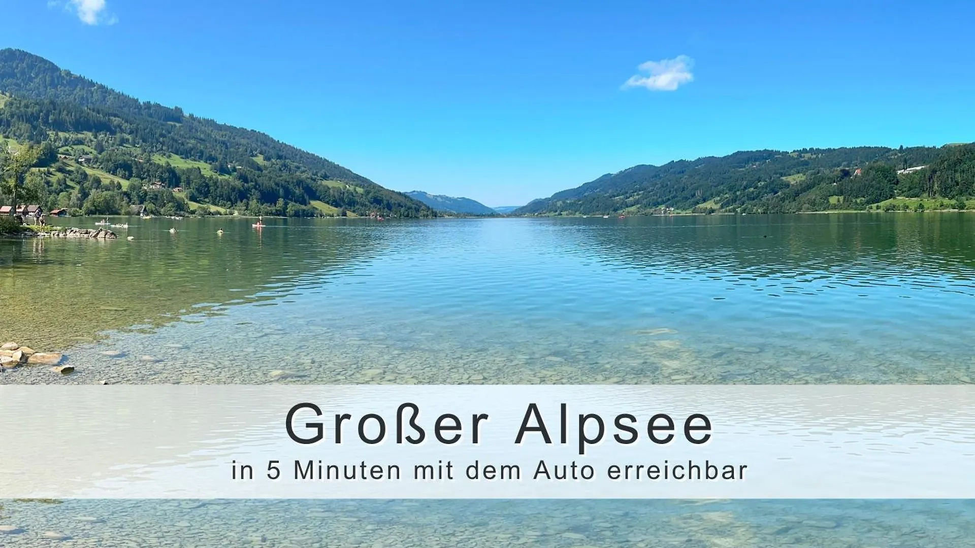 Fewo Fraeulein-Fink - Alpsee 5 Min - Neue Grosszuegige Suedterrasse Mit Garten - Gratis Wlan - Waschmaschine - Garage Oberstaufen Apartament